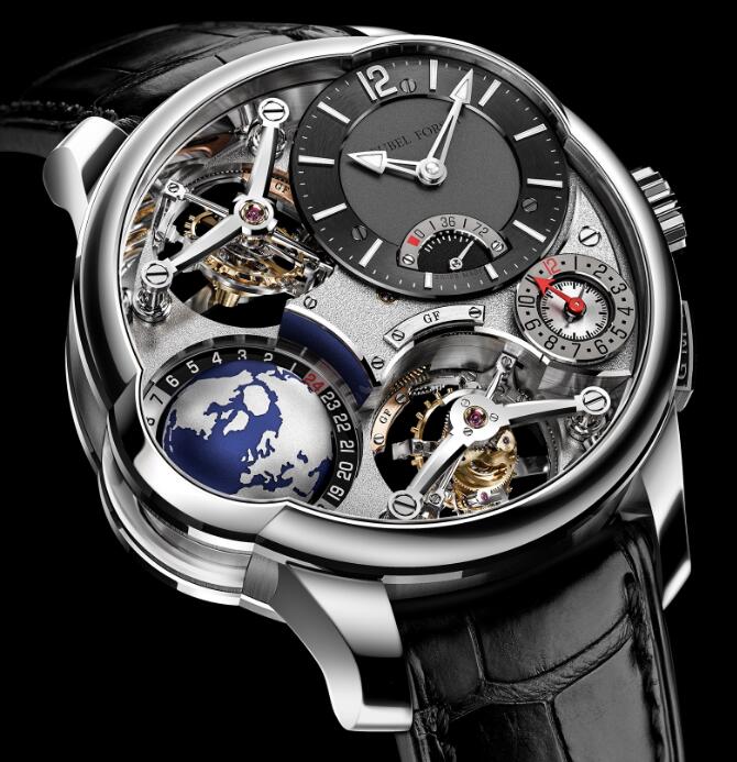 Review Greubel Forsey GMT Quadruple Tourbillon Black watches price